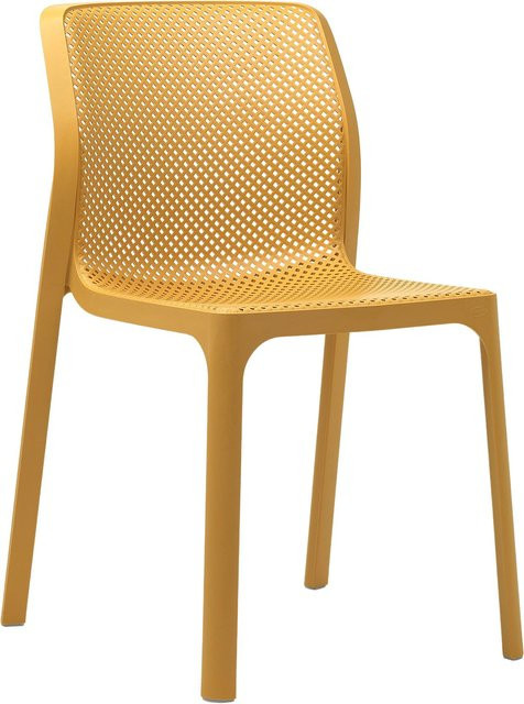 Nardi Bit Stuhl in Gelb aus Kunststoff für Garten, Balkon und Terrasse - Bild 1