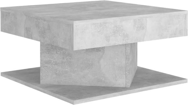 vidaXL Couchtisch aus Holzwerkstoff in Betongrau, quadratisch, B/T/H: 57 x 57 x 30 cm - Bild 1
