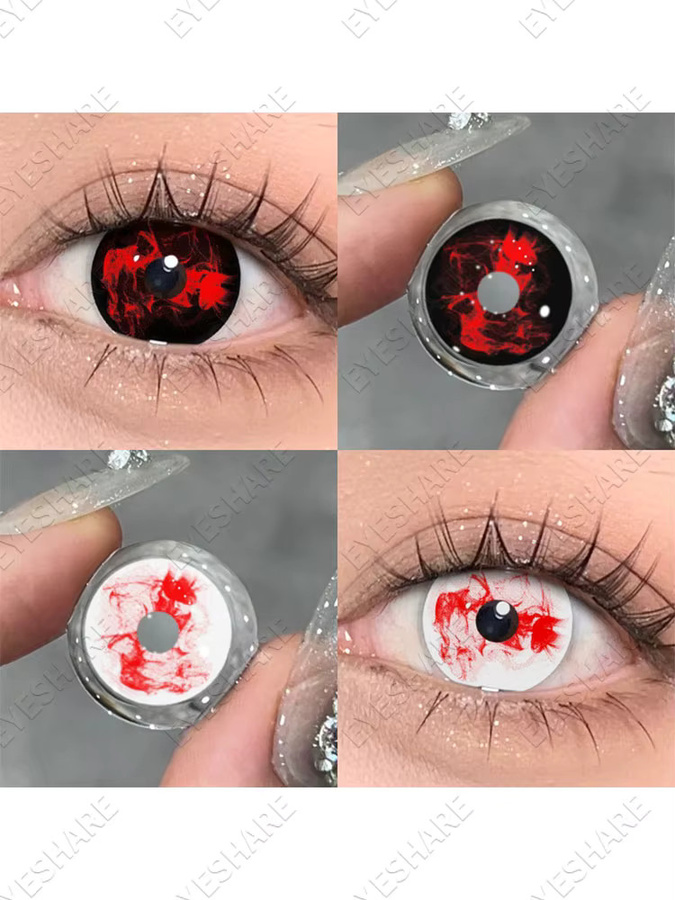EYESHARE Kontaktlinsen, Weiß, Unisex, 14,5 mm - Bild 3