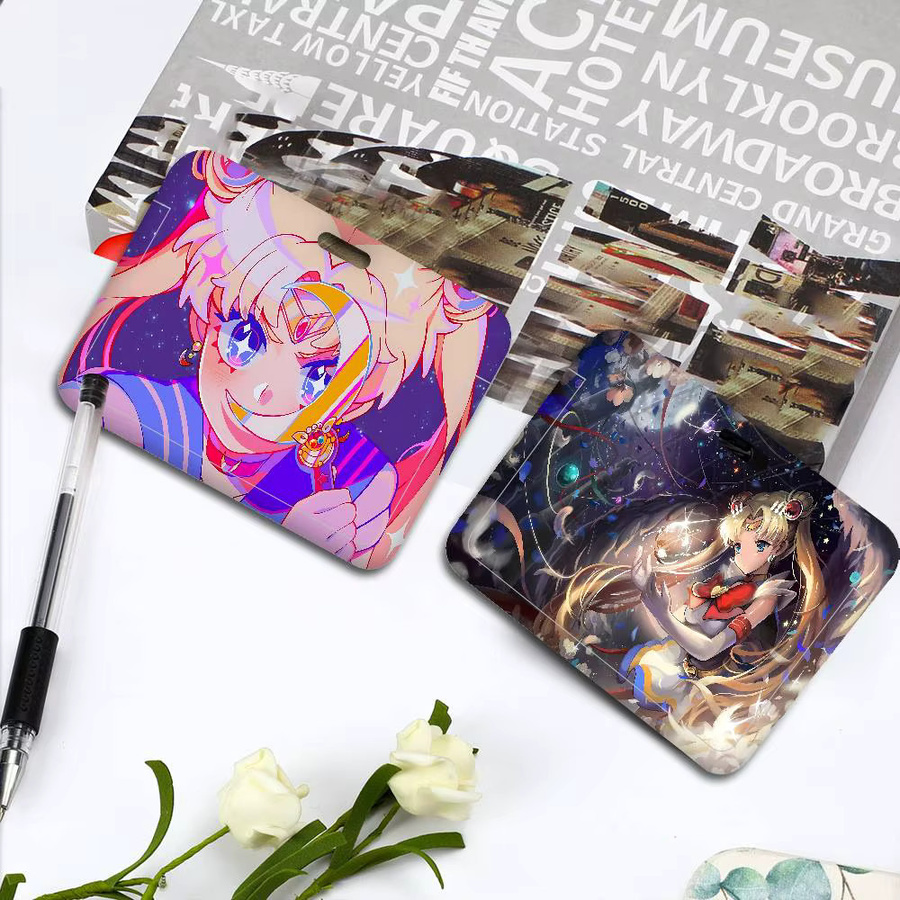 Anime Arbeitskartenhalter mit langem Schlüsselband für Mitarbeiterausweise und Krankenschwestern-Ausweise in Multicolour - Bild 3