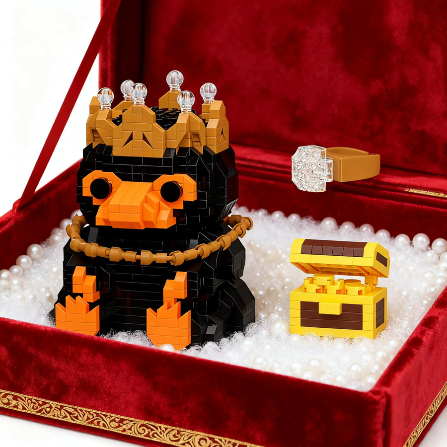 Hot Toys Harry Potter Beat Niffler Mini Bricks 3D Modell Baustein Figur in Mehrfarbig - Bild 5