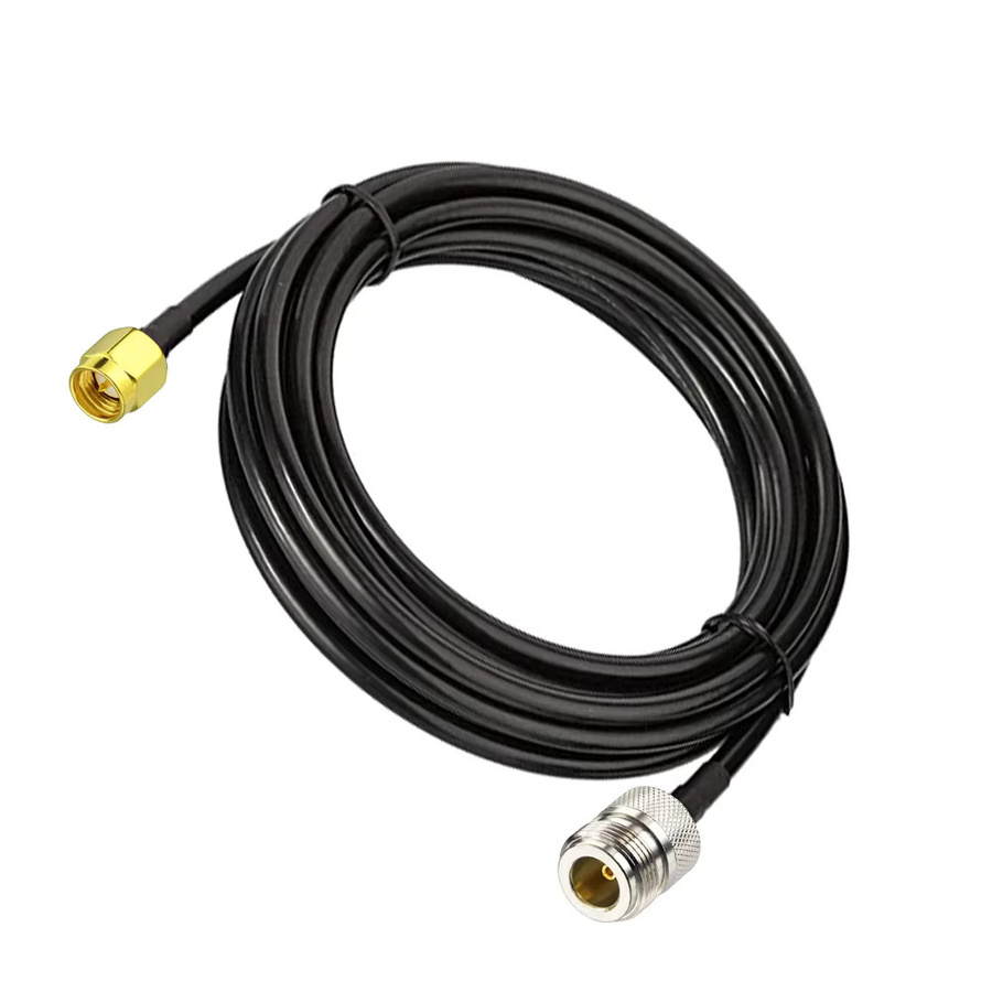 RF JKM N Typ auf SMA RPSMA Koaxial-Verlängerungskabel RG58 Jumper Pigtail in Gold oder Silber - Bild 2