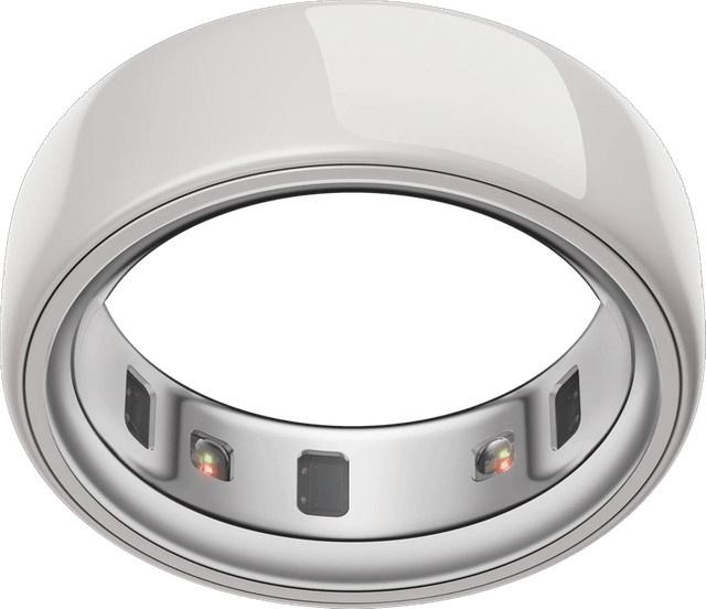 Oura Ring 4, Keramik, Weiß, Größe 14, Unisex - Bild 1
