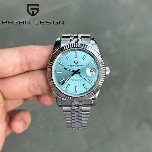 PAGANI DESIGN Armbanduhr, Automatik, Edelstahl, Grün, 40 mm, Herren - Bild 1