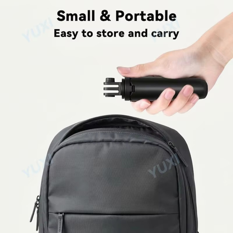 Tragbares Mini ausziehbares Stativ in Schwarz für GoPro Hero und Action-Kameras - Bild 5