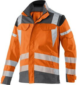 Kübler PSA Reflectiq Jacke 1207 in Warnorange/Anthrazit mit Cordura - Bild 1