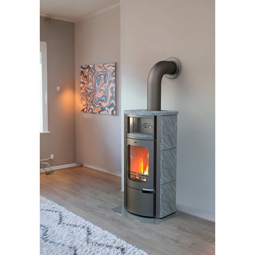 THERMIA Kaminofen Prestige aus Naturstein in Grau mit 7 kW Leistung - Bild 2