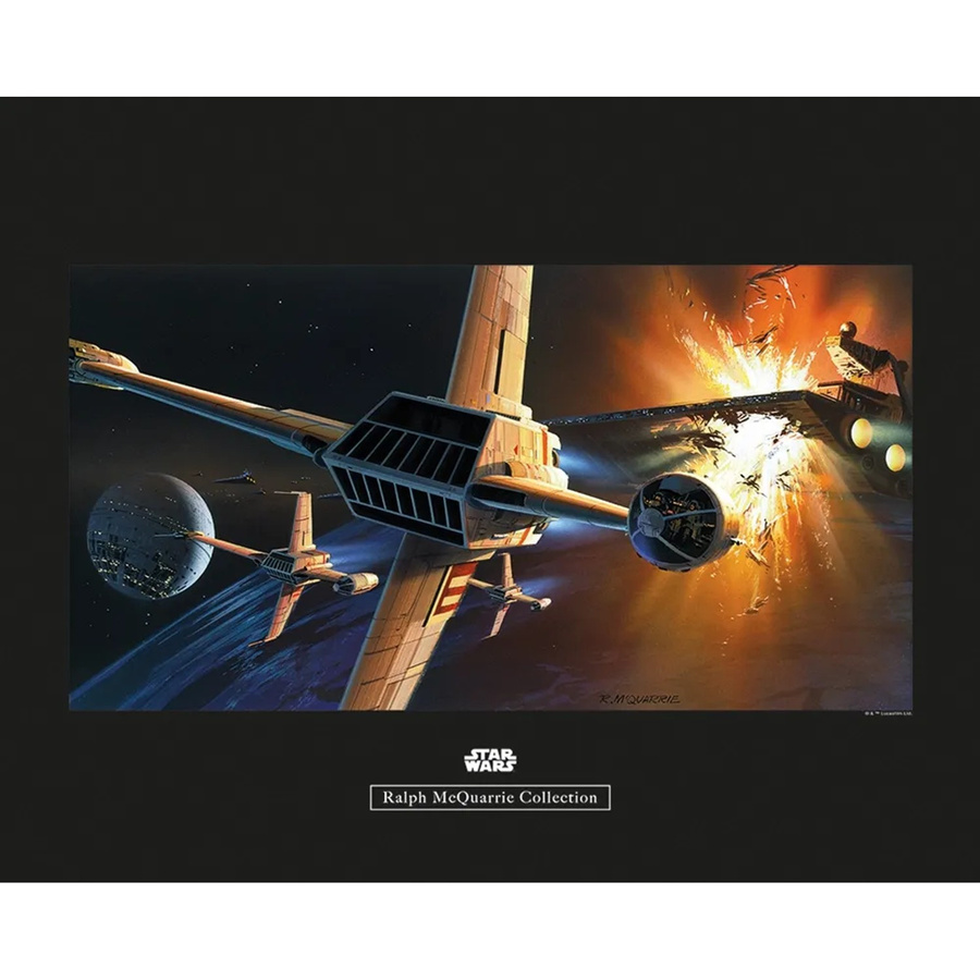 Komar Wandbild Star Wars Orbit War Paper Poster Multicolor B: 50 cm, H: 40 cm - Bild 2