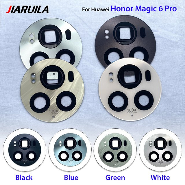 Huawei Rückkamera-Glaslinse für Honor Magic 5 Lite 6 Pro 4 Lite 5G 6 Lite mit Klebestreifen zur Reparatur - Bild 1