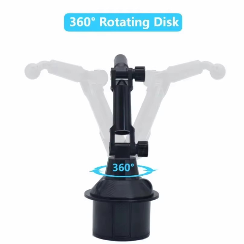 VIKEFON Magnetische Handyhalterung für das Auto mit 360 Grad Rotation, kompatibel mit MagSafe iPhone und Samsung, Schwarz - Bild 4