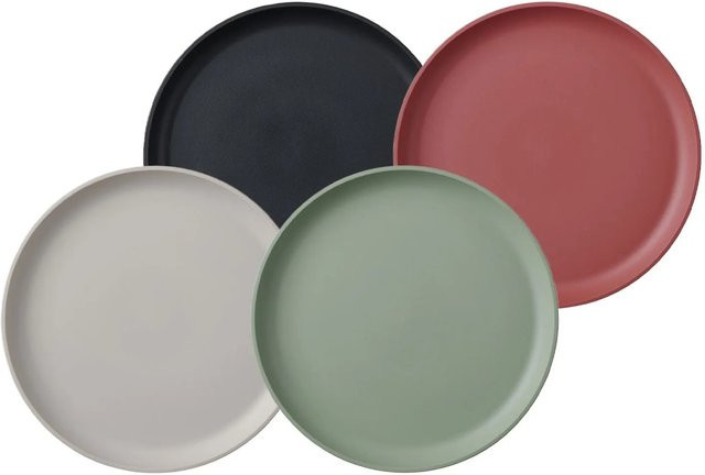 Mepal Silueta Frühstücksteller 4er Set Multicolor Durchmesser: 23 cm - Bild 1