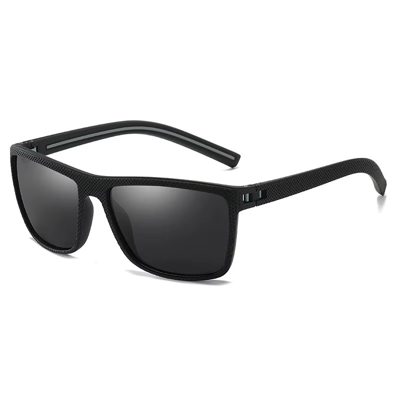 AWGSEE Sonnenbrille, quadratisch, Vollrand, Kunststoff, schwarz, Herren - Bild 5