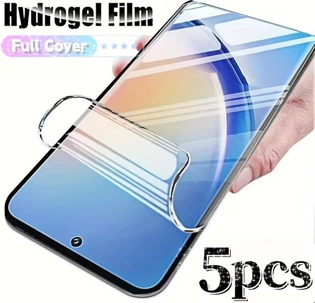 5er Pack Hydrogel Display Schutzfolie für Realme Narzo 20 30 50 60 Pro 5G 10 10A 20A 30A 50A 50i Prime 70 Lite N53 N55 transparent - Bild 1