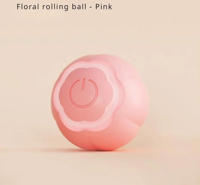 Yiran Furniture Intelligenter Rollspielzeugball Katze, Blume Fünfzackige Sterne Form, Interaktives Trainingsspielzeug - Bild 1