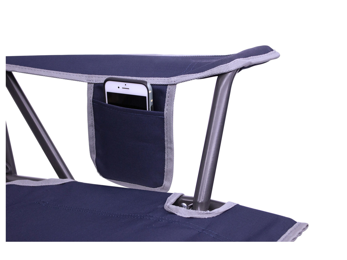 GCI Comfort Pro Rocker Campingstuhl mit Schaukelfunktion in Indigo Blue - Bild 3