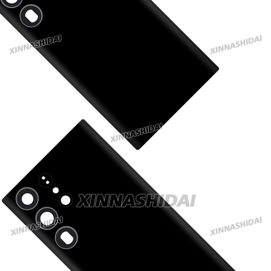 Samsung Galaxy S23 Ultra Ersatz-Hinterglas Gehäuse mit Kameraobjektiv-Abdeckung in Weiß - Bild 5
