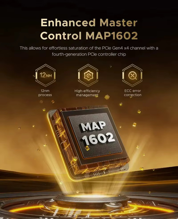 M.2 NVMe PCIe 4.0 SSD interne Speichererweiterung für PS5, Laptop und Desktop PC, 2 TB, Schwarz - Bild 2