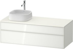 Duravit Waschtischunterschrank Zencha in Weiß, B/T/H: 130 x 55 x 55 cm - Bild 1