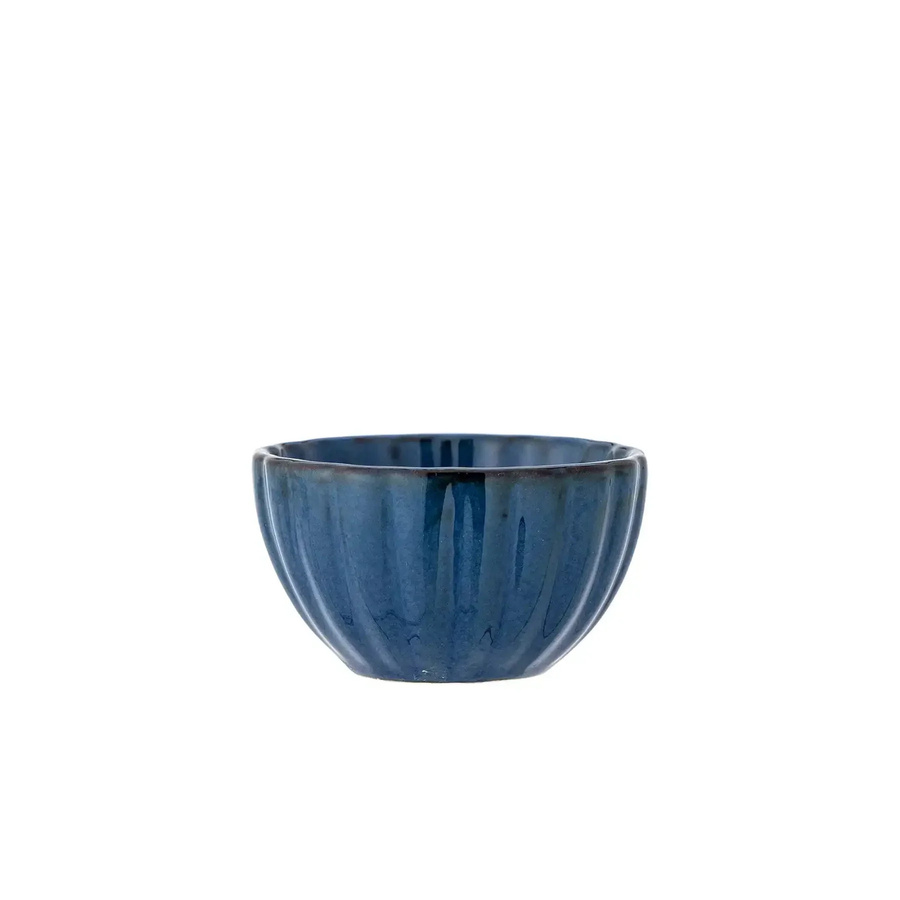 Bloomingville Steingutschale Latina Blau Höhe: 9 cm - Bild 1