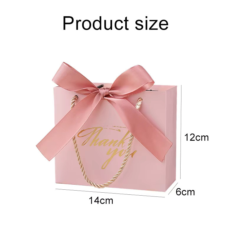 IFITU PUBO Pralinenschachtel mit Bändern aus Papier in Rosa für Hochzeiten, Geburtstage und Dankeschön-Geschenke - Bild 2