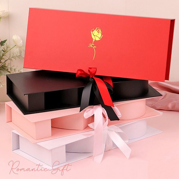 Kreative Flip-Top Geschenkbox für Valentinstag in Grau aus Papier - Bild 1