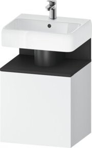 Duravit Waschtischunterschrank Qatego in Graphit Matt und Weiss, B/T/H: 49 x 42 x 64,5 cm - Bild 1