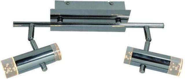 Näve LED Deckenleuchte Garda Chrom Metall Kunststoff mit 2 Leuchtmitteln - Bild 1