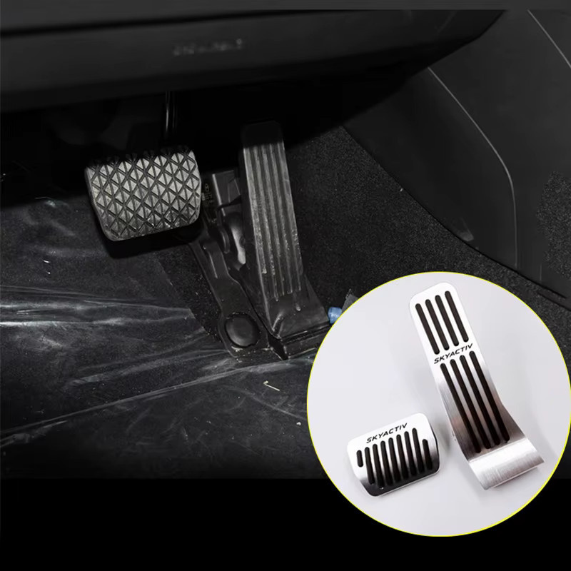 YaLumei Fußstützen und Pedalabdeckungen für Mazda 3 BP, CX30, CX50, CX60 und MX30 Zubehör Set - Bild 4