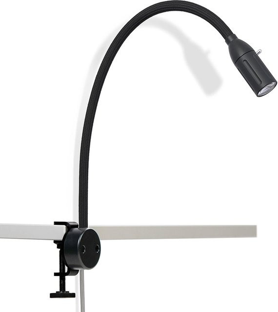 Less-n-more Zeus Essentials LED-Klemmleuchte in Schwarz mit warmweißem Licht (2700K) - Bild 1