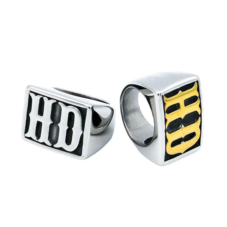 CXQNEWA Ring Edelstahl, Punk, Herren - Bild 2