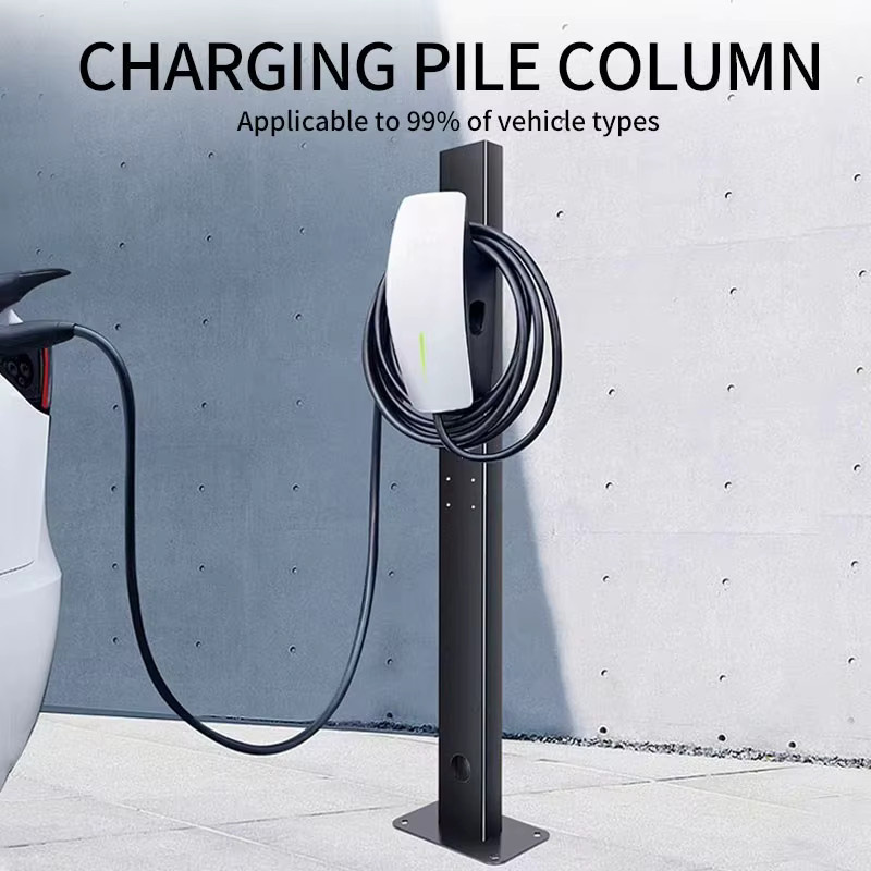 Heenvn EV-Ladegerät-Ständer Wandhalterung aus Metall für Tesla Model 3/Y/S/X in Schwarz - Bild 2
