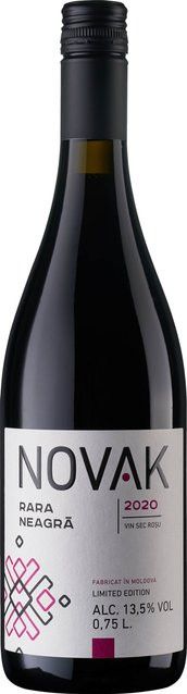 Novak Rara Neagra Rotwein, Valul lui Traian, Rumänien, 2020, trocken, 0,75 l - Bild 1