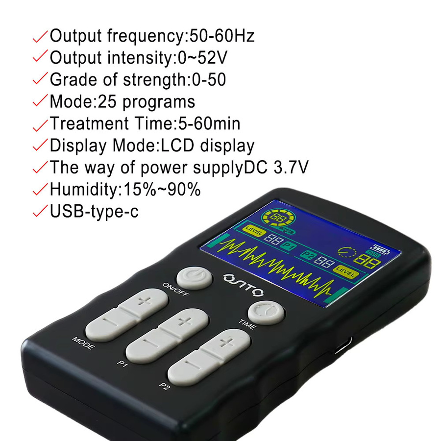 Raiuleko Elektrischer Muskelstimulator, 50 Stufen, Unisex - Bild 3