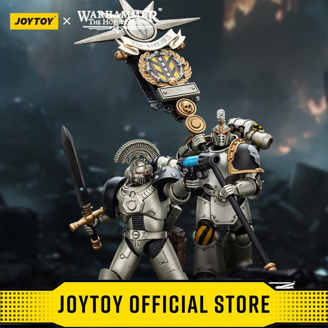 JOY TOY Warhammer The Horus Heresy Iron Warriors Command Squad Chosen, Actionfiguren, 1/18 - Bild 1
