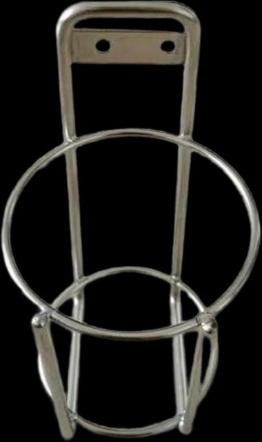 FEEGOO Wandmontierter Flaschenhalter aus 304 Edelstahl in Grau/Silber - Bild 1