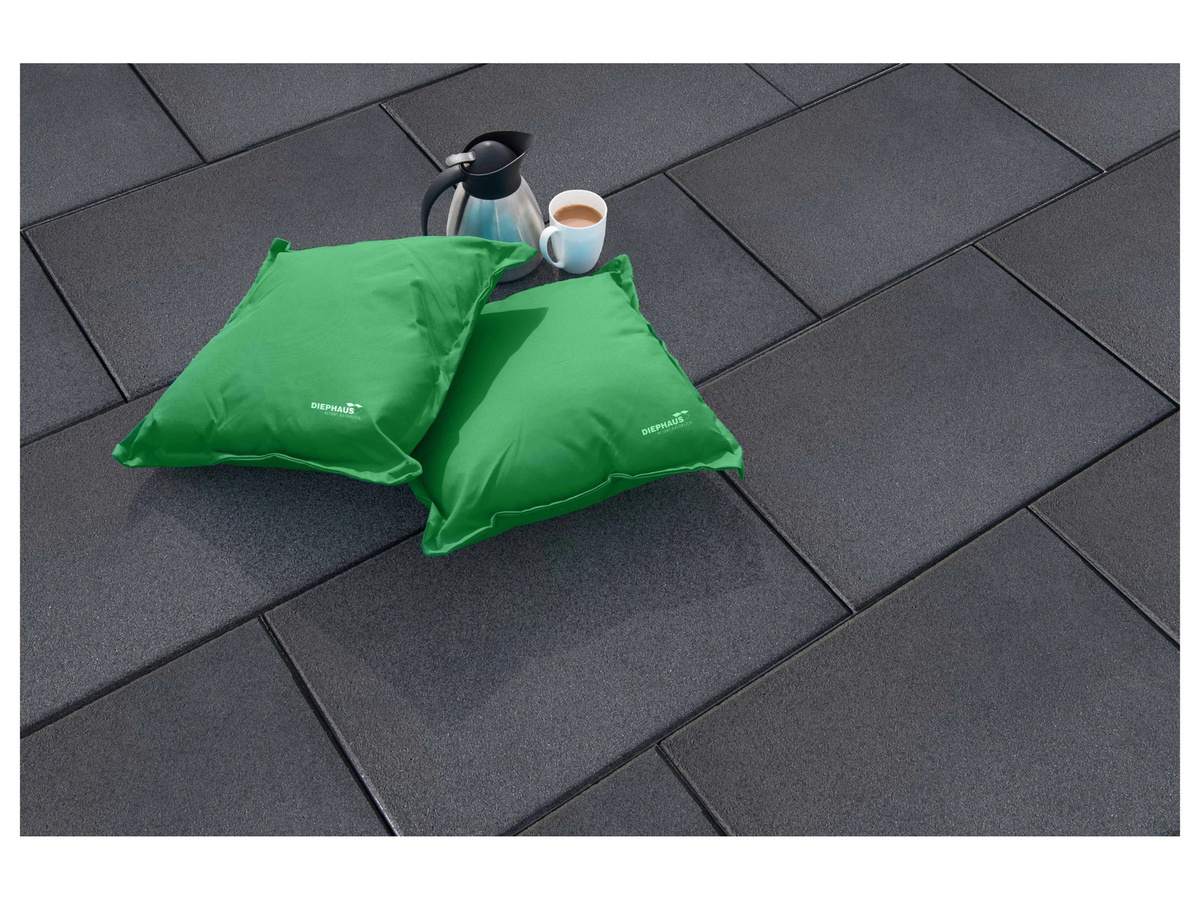 DIEPHAUS Terrassenplatte RUSTO Beton Schwarz-Basalt B/T/H: 60 x 40 x 4 cm - Bild 2