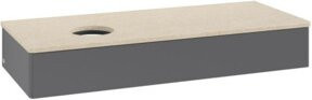 V&B Waschtischunterschrank Antao mit Beleuchtung, Anthrazit lackiert, B/T/H: 120 x 50 x 19 cm - Bild 1