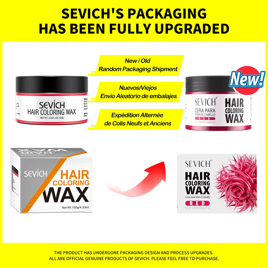 Sevich Haarwachs-Styling-Pomade, silbergrau, Unisex - Bild 6