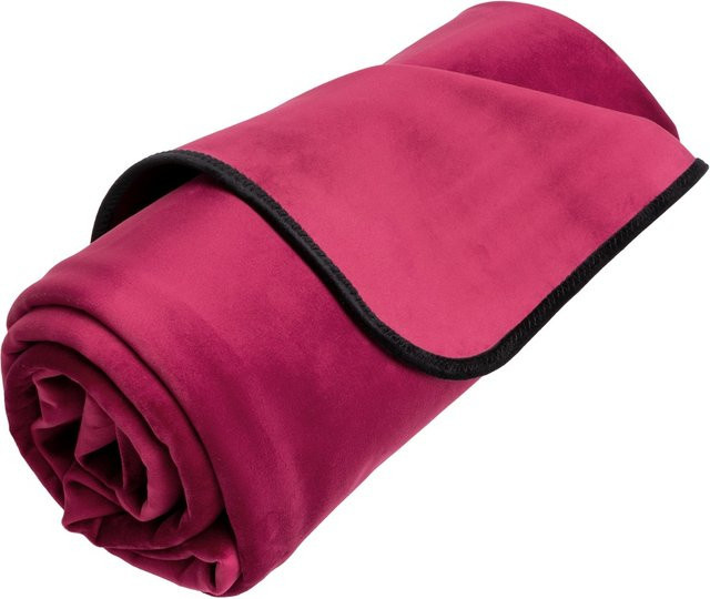 Liberator Liebesdecke Fascinator Throw in Rot, Reversible Double Face aus Microfaser, B/T: 183 x 137 cm - Bild 1