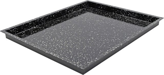 Schneider Backblech GN 2/1 aus Granit-Emaille, schwarz, rechteckig, B: 53 cm, T: 65 cm, H: 4 cm - Bild 1