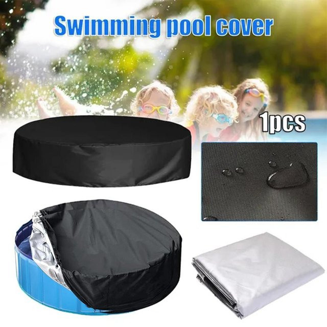 Faltbare Schwimmbadabdeckung als Regen- und Staubschutz für dein Schwimmbadzubehör - Bild 1