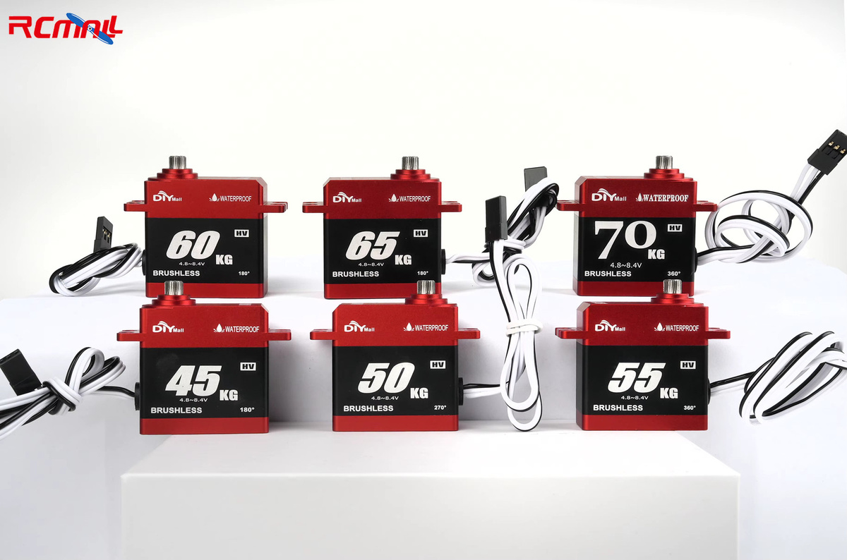 RCmall Digitales RC-Servo, bürstenloser Servomotor, wasserdicht, Ganzmetall, Lenkservo für 1:8 1:10 RC-Auto - Bild 2