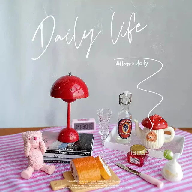 Lalahands Dolly Puppenhaus Miniatur Elektro Möbel, LED Lampe, Grün - Bild 1