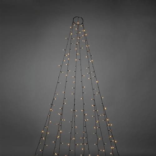 Konstsmide Weihnachtsbaum-Beleuchtung für außen mit 450 LED in Bernstein Gelb, netzbetrieben - Bild 1