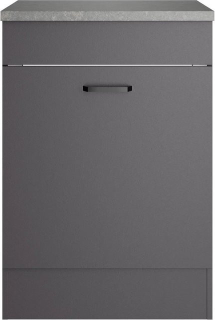 OPTIFIT Spülenunterschrank Kiel420 OPTImulti MUKI SPA616-1E+ in Anthrazit Matt, B/T/H: 60 x 60 x 88 cm - Bild 1