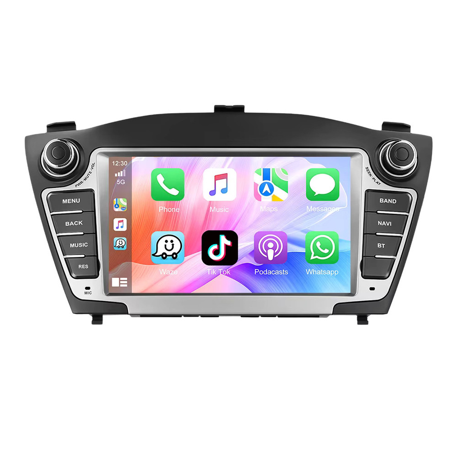 Podofo Android Auto-Multimedia-Player für Hyundai Tucson IX35 mit 2+64G Speicher, Carplay, Android Auto, WIFI, GPS, Bluetooth und USB in Schwarz - Bild 6