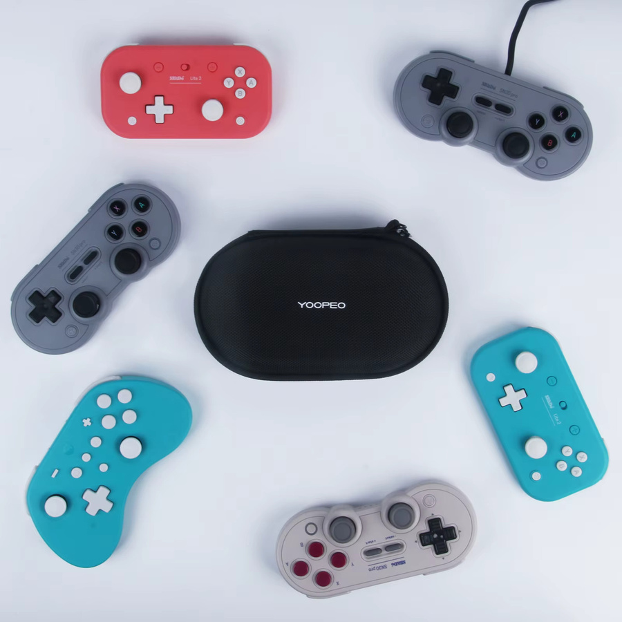 YOOPEO Schutzhülle Tragetasche in Schwarz für 8Bitdo SF30 PRO und SN30 PRO Game Controller - Bild 2