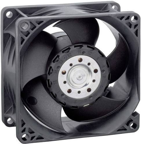 EBM Papst Axiallüfter 8212_JH4, 12 V/DC, 220 m³/h, Schwarz, B/T/H: 8,0 x 8,0 x 3,8 cm - Bild 1