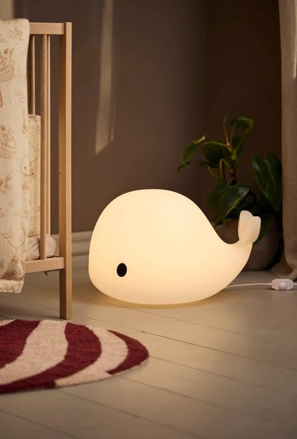 Filibabba LED Bodenlampe Christian der Wal, Weiß, Höhe: 60 cm - Bild 1