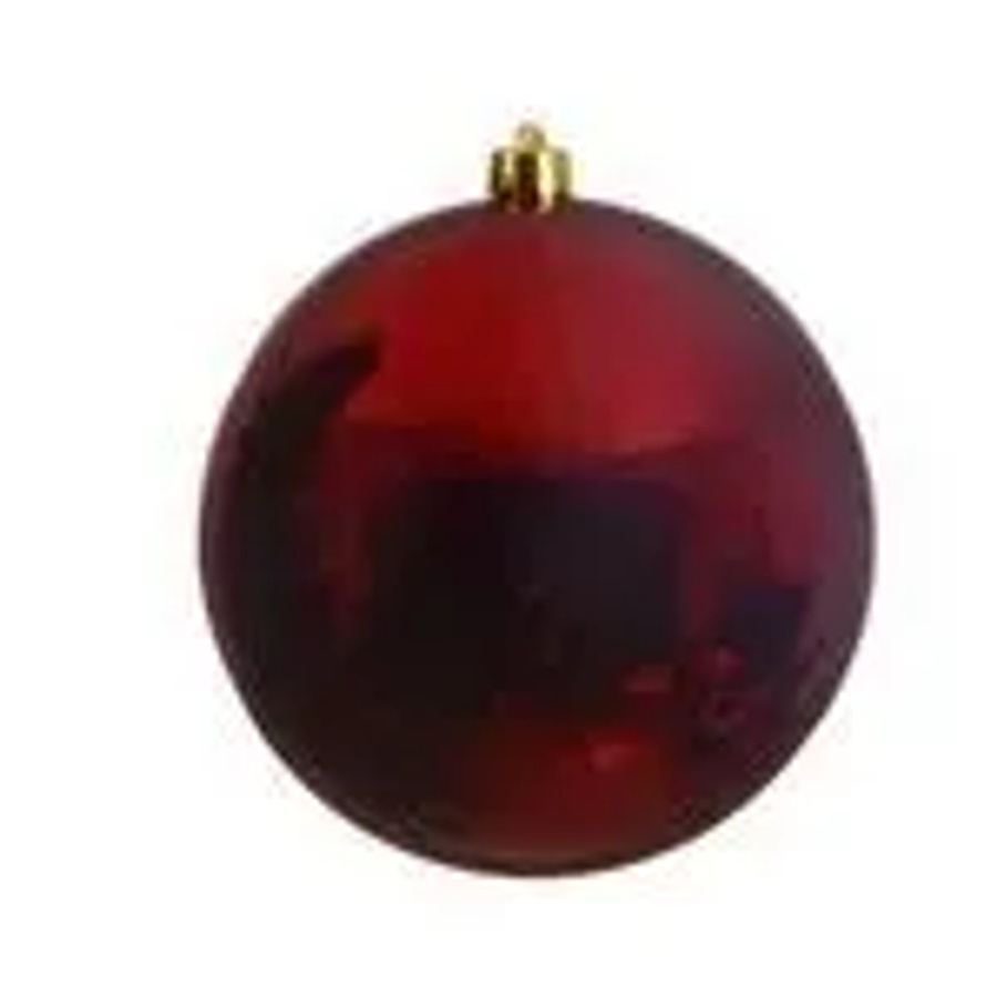 Rote Weihnachtsbaumkugeln von Decoris aus Polystyrol in runder Form - Bild 2